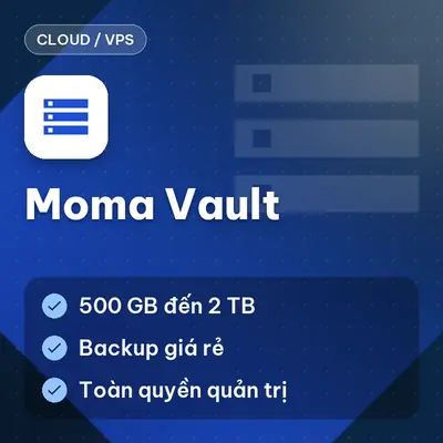 Moma Vault — Lưu trữ dung lượng lớn cho backup và dữ liệu