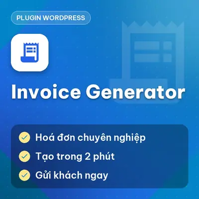Plugin WP Invoice Generator (Tạo Hóa Đơn Chuyên Nghiệp)