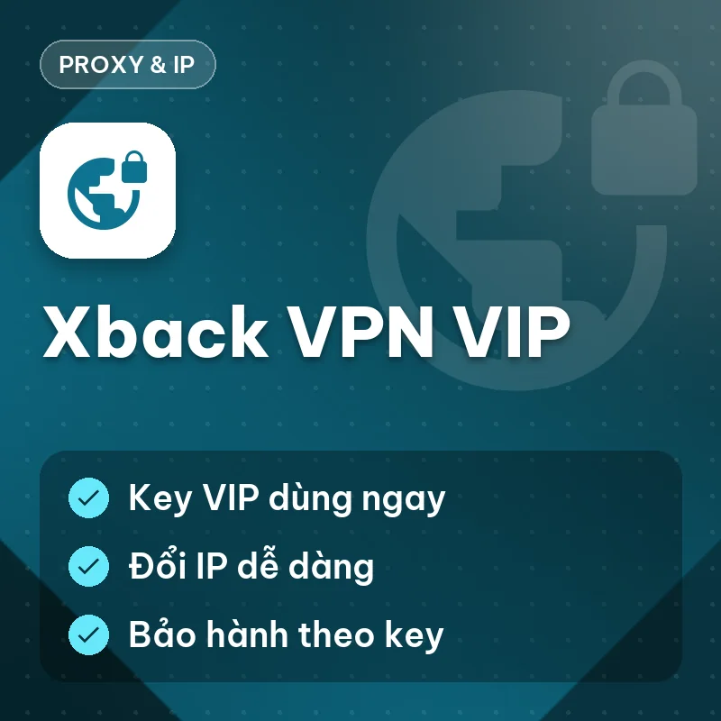 Tài Khoản Vip Xback VPN