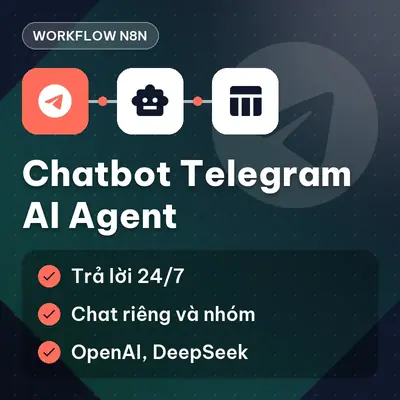Workflow Chatbot Telegram AI Agent N8N