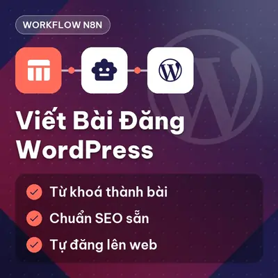 Workflow Tự Động Viết Bài Và Đăng Lên WordPress N8N