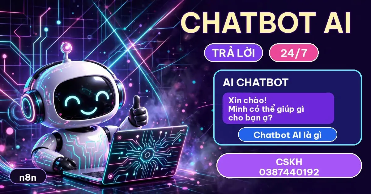 Chatbot AI trả lời khách 24/7