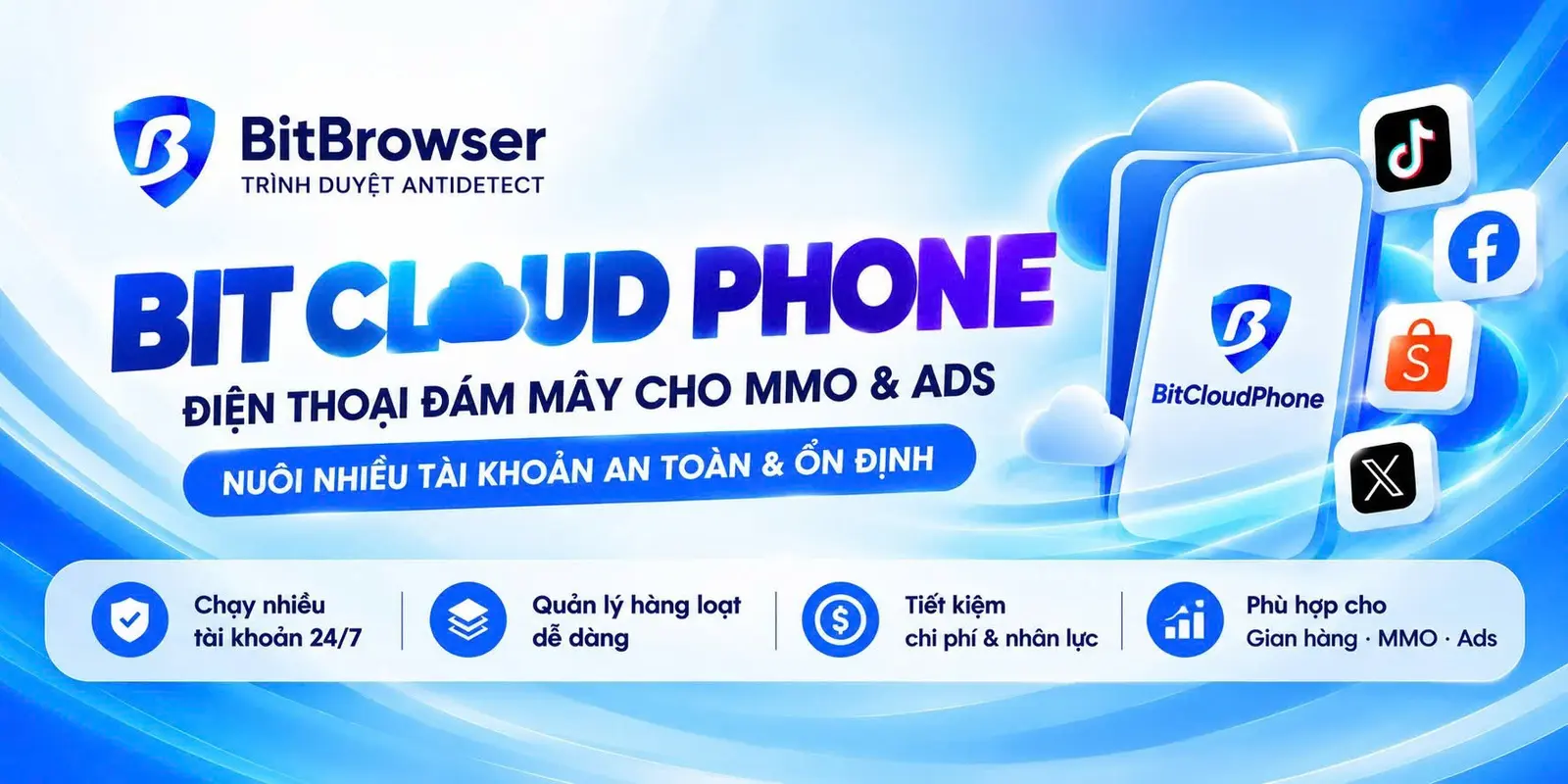 Quản lý nhiều tài khoản dễ dàng cùng BitBrowser