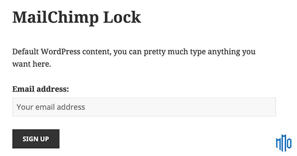 Tính năng Download Monitor MailChimp Lock
