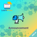 Announcement add-on for LearnPress