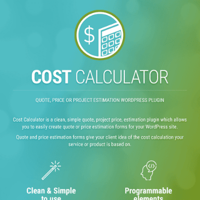 cost calculator wordpress plugin thedevkit