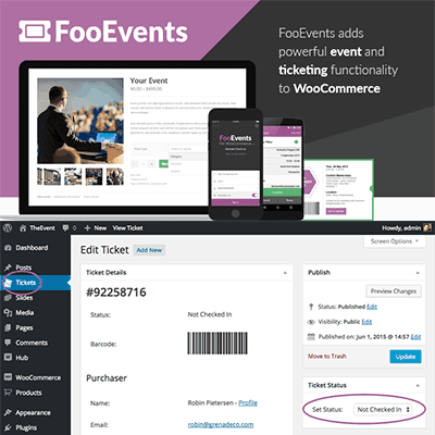 fooevents for woocommerce addon thedevkit