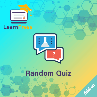 random quiz add on for learnpress thedevkit