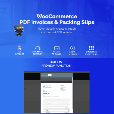 woocommerce pdf invoices packing slips thedevkit
