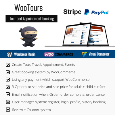 wootour woocommerce travel tour booking thedevkit