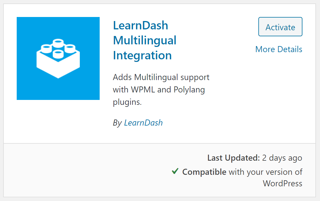 LearnDash LMS Multilingual Integration