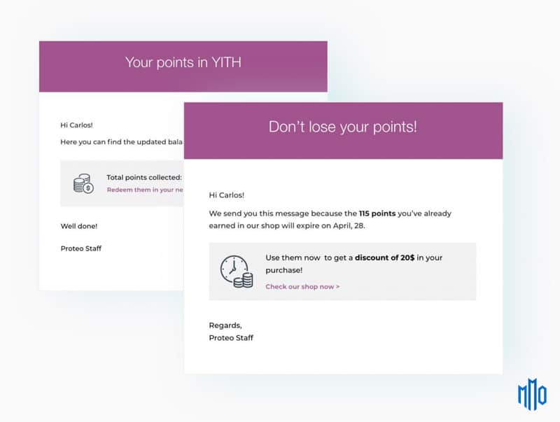 Tính năng YITH WooCommerce Points and Rewards Premium