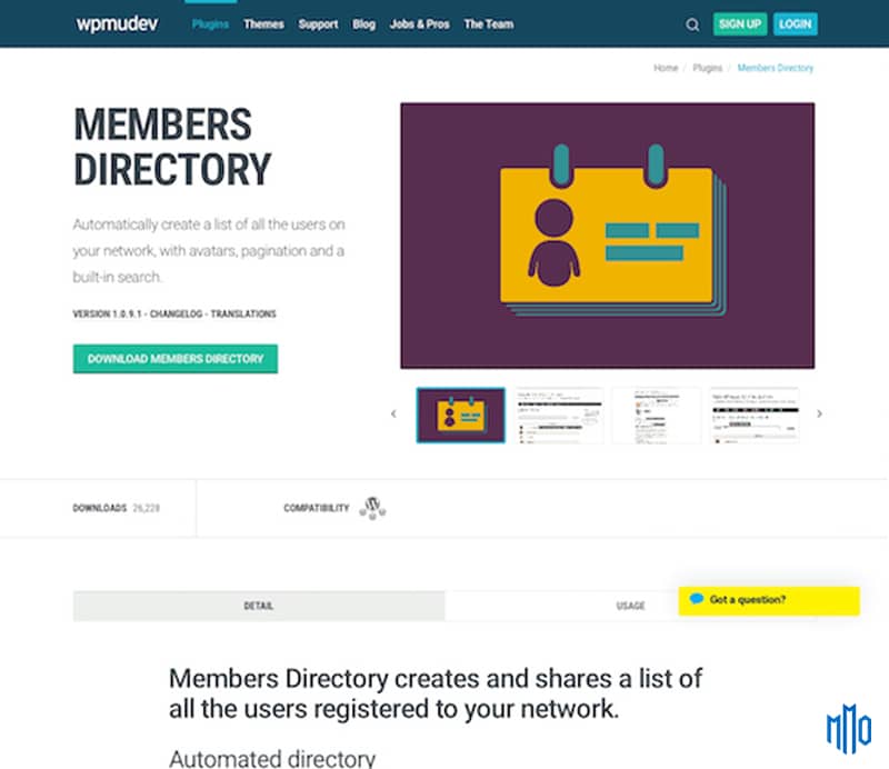 WPMU DEV Members Directory