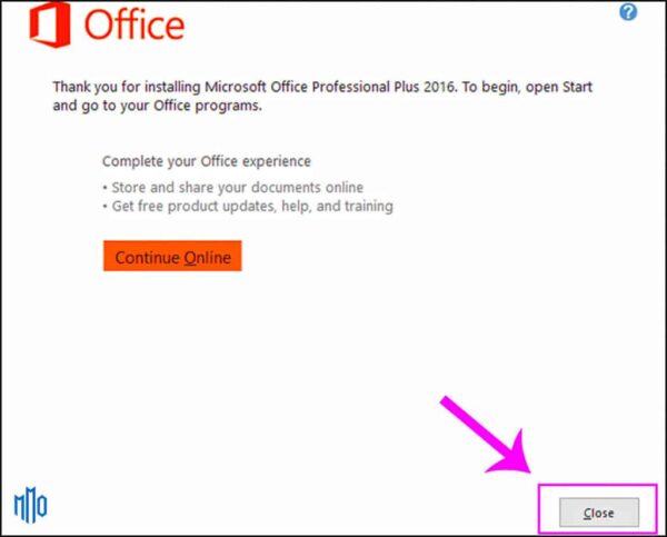 Bước 4 cách cài đặt Office 2016 Professional Plus key cho 5pc