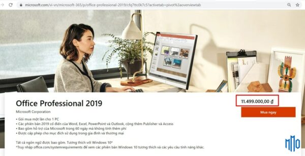 giá Office 2019 Professional Plus