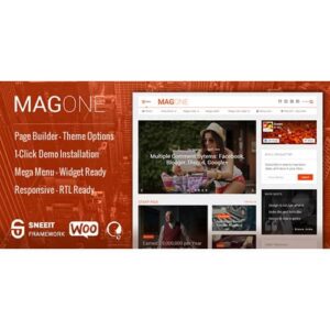 thumbnail MagOne -­ Responsive Magazine & News WordPress Theme