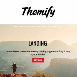 thumbnail Themify – Landing Premium WordPress Theme