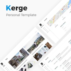 Thumb Kerge (Resume WordPress Theme) - Theme Portfolio