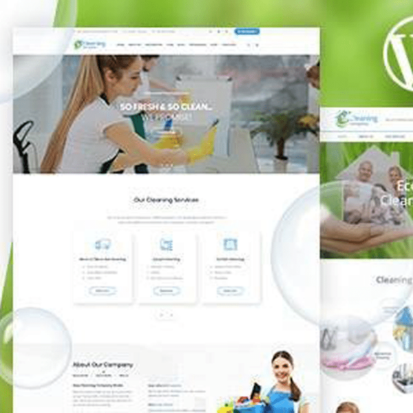 thumbnail Cleaning Services WordPress Theme + RTL