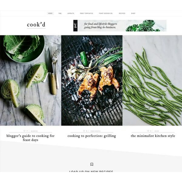 thumbnail Cook’d Pro Theme by Feast Design Co. – StudioPress