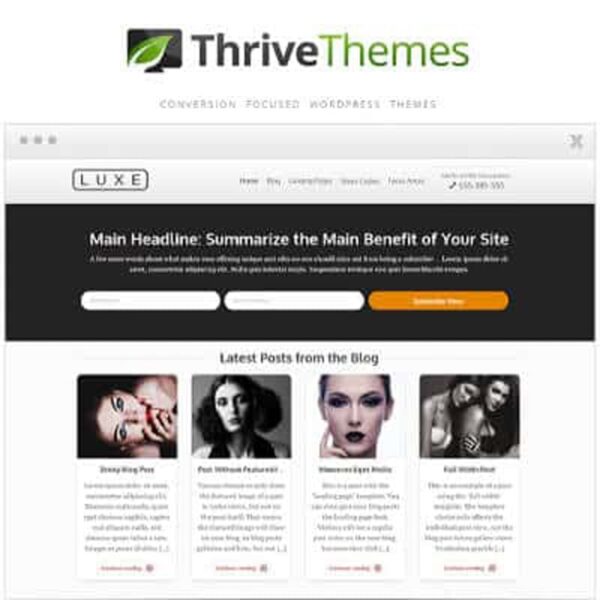 thumbnail Thrive Themes Luxe WordPress Theme