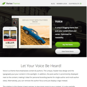 thumbnail Thrive Themes Voice WordPress Theme