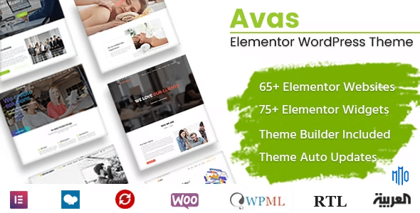 Avas Multi-Purpose WordPress Theme