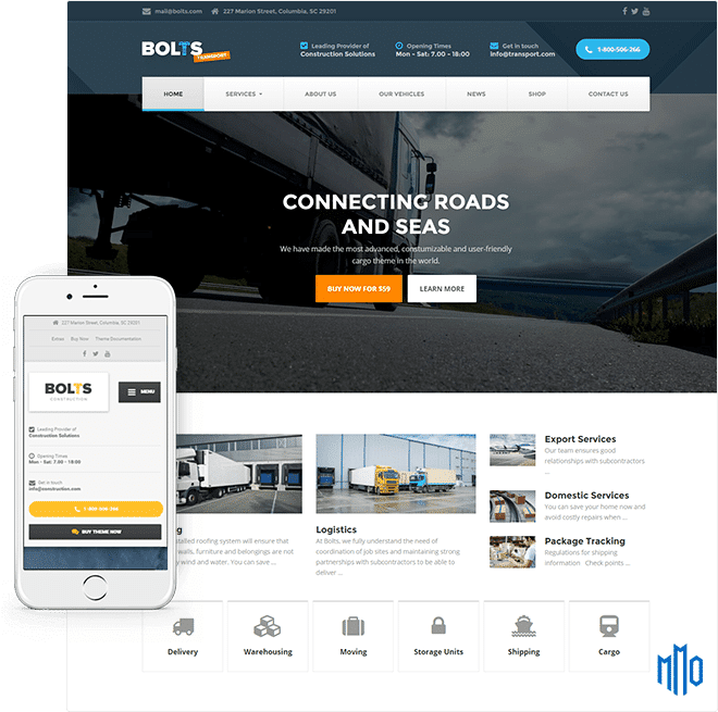 Bolts – Renovation, Building and Construction Theme