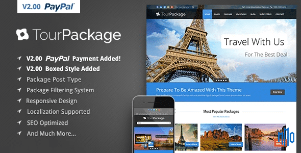 Tour Package – WordPress Travel Tour Theme