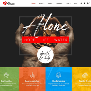 thumbnail Alone – Charity Multipurpose Non-profit WordPress Theme