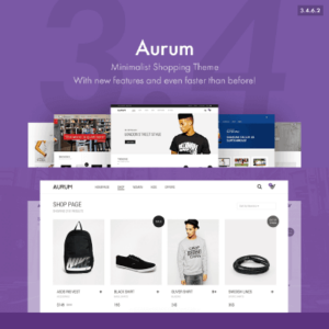 thumbnail Aurum – Minimalist Shopping Theme