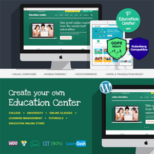 thumbnail Education Center Training Courses WordPress Theme