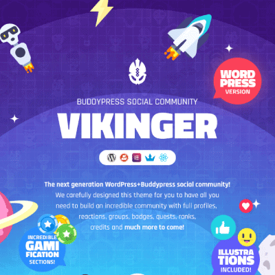 thumbnail Vikinger – BuddyPress and GamiPress Social Community