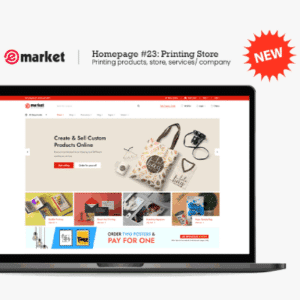thumbnail eMarket – Multi Vendor MarketPlace Elementor WordPress Theme