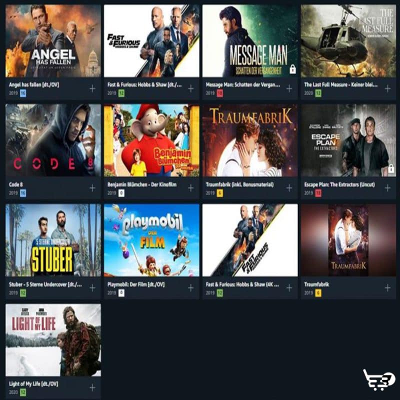 Amazon Prime Videos garely