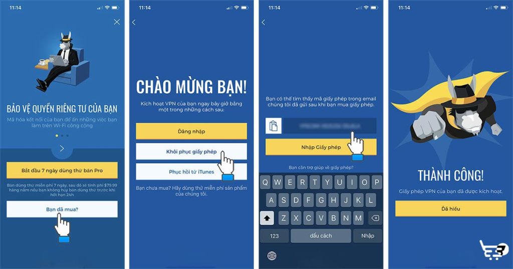 Giao diện HMA đơn giản dễ sử dụng