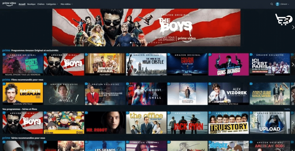 Hàng ngàn bộ phim bom tấn trên nền tảng Amazon Prime