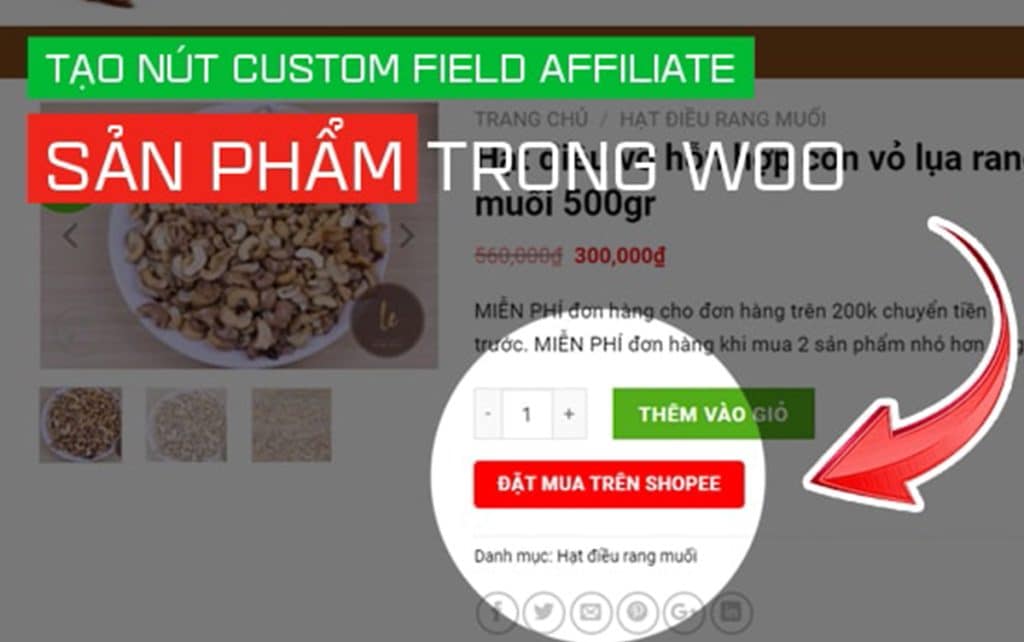 Hướng dẫn tạo nút Affiliates