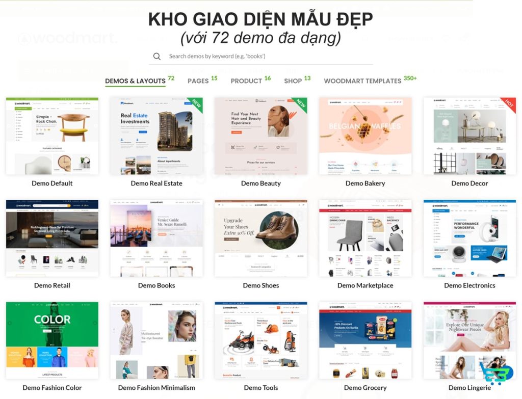Kho giao diện đẹp
