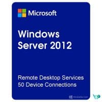 Tài Khoản Key Windows Server 2012 Remote Desktop Services 50 USER Connections