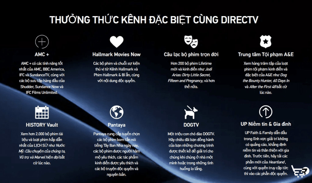 Tổng hợp các lợi ích và tính năng của DirecTV