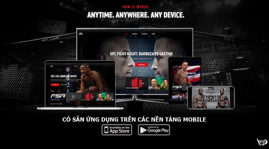 Trải nghiệm các trận đấu UFC hấp dẫn trên mọi nền tảng