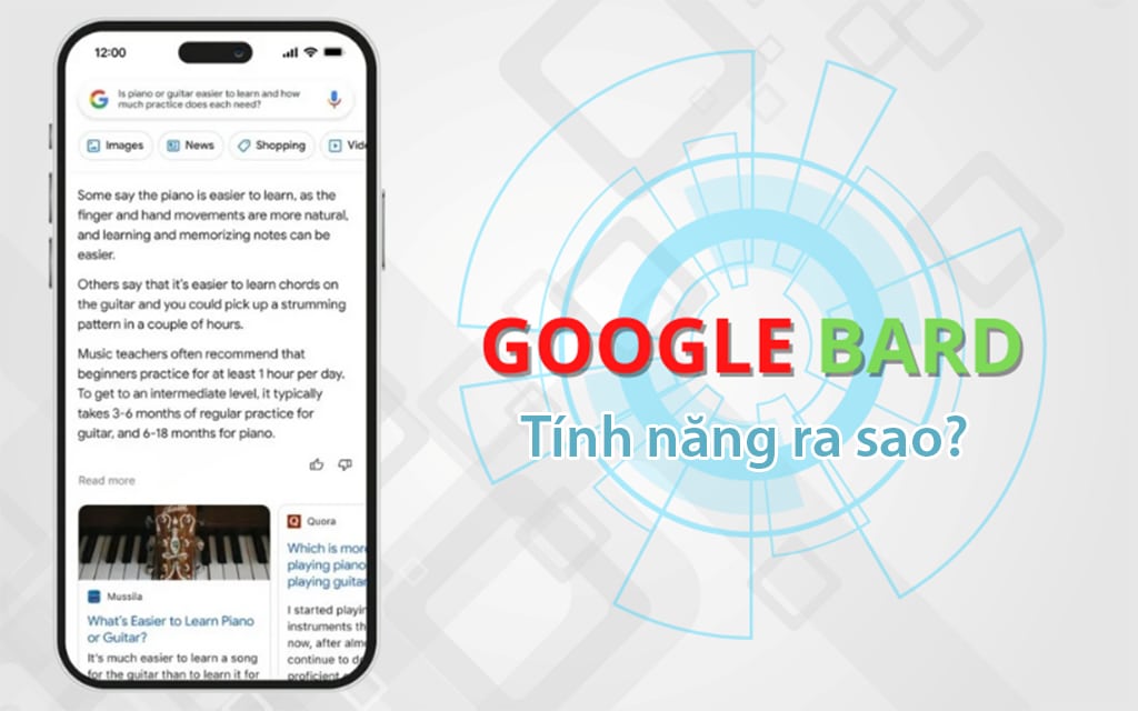 Tính năng của Google Bard AI