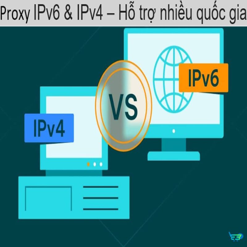 Proxy IPv6 - IPv4 Đa Quốc Gia (VN, US, UK, các quốc gia khác)