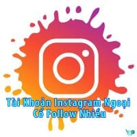 Tài Khoản Instagram Ngoại Cổ Follow Nhiều