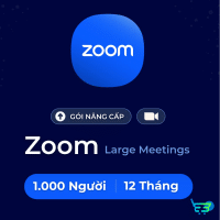 Tài Khoản Zoom Pro 1000 Người