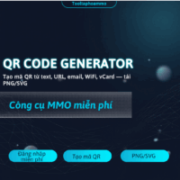 [MIỄN PHÍ] Tool QR Code Generator Tạo Mã QR Đa Năng Chuyên Nghiệp Dùng Ngay!