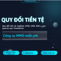 [MIỄN PHÍ] Quy Đổi Tiền Tệ – Chuyển Đổi Tỷ Giá Realtime VND, USD, EUR Và 150+ Loại Tiền Dùng Ngay!