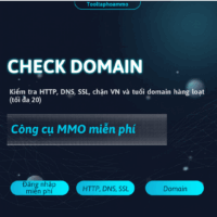 [Miễn Phí] Tool Check Domain Hàng Loạt Kiểm Tra HTTP, DNS, SSL, Chặn VN Và Tuổi Domain, Dùng Ngay!