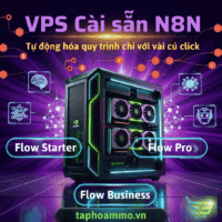 Giải pháp AI & Tự động hóa – VPS CÀI SẴN N8N